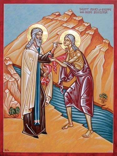 St. Mary of Egypt and Ven. Zosimus