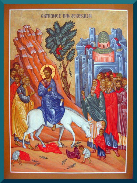 Palm Sunday. The Entry Of The Lord Into Jerusalem