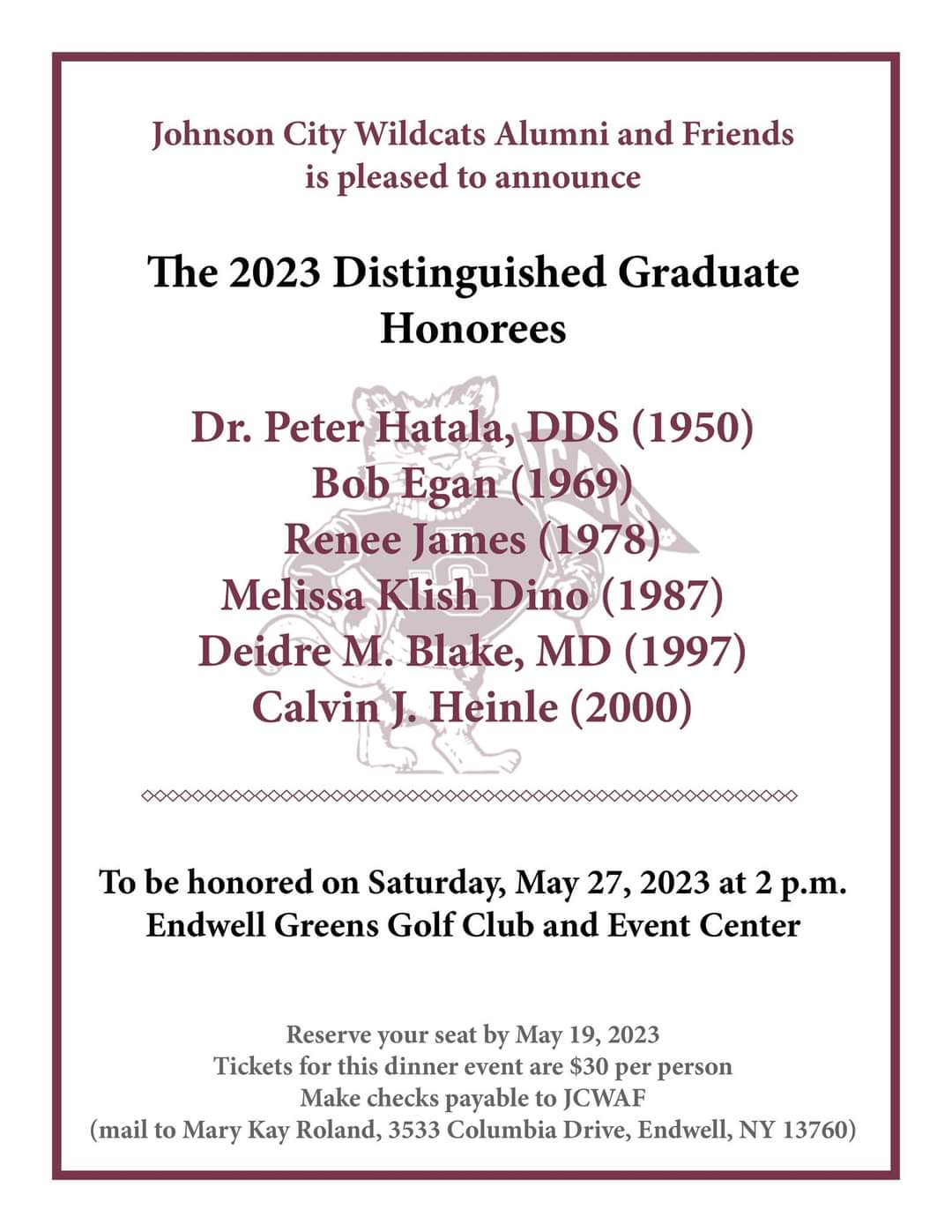 The 2023 Distinguished Graduate Honorees