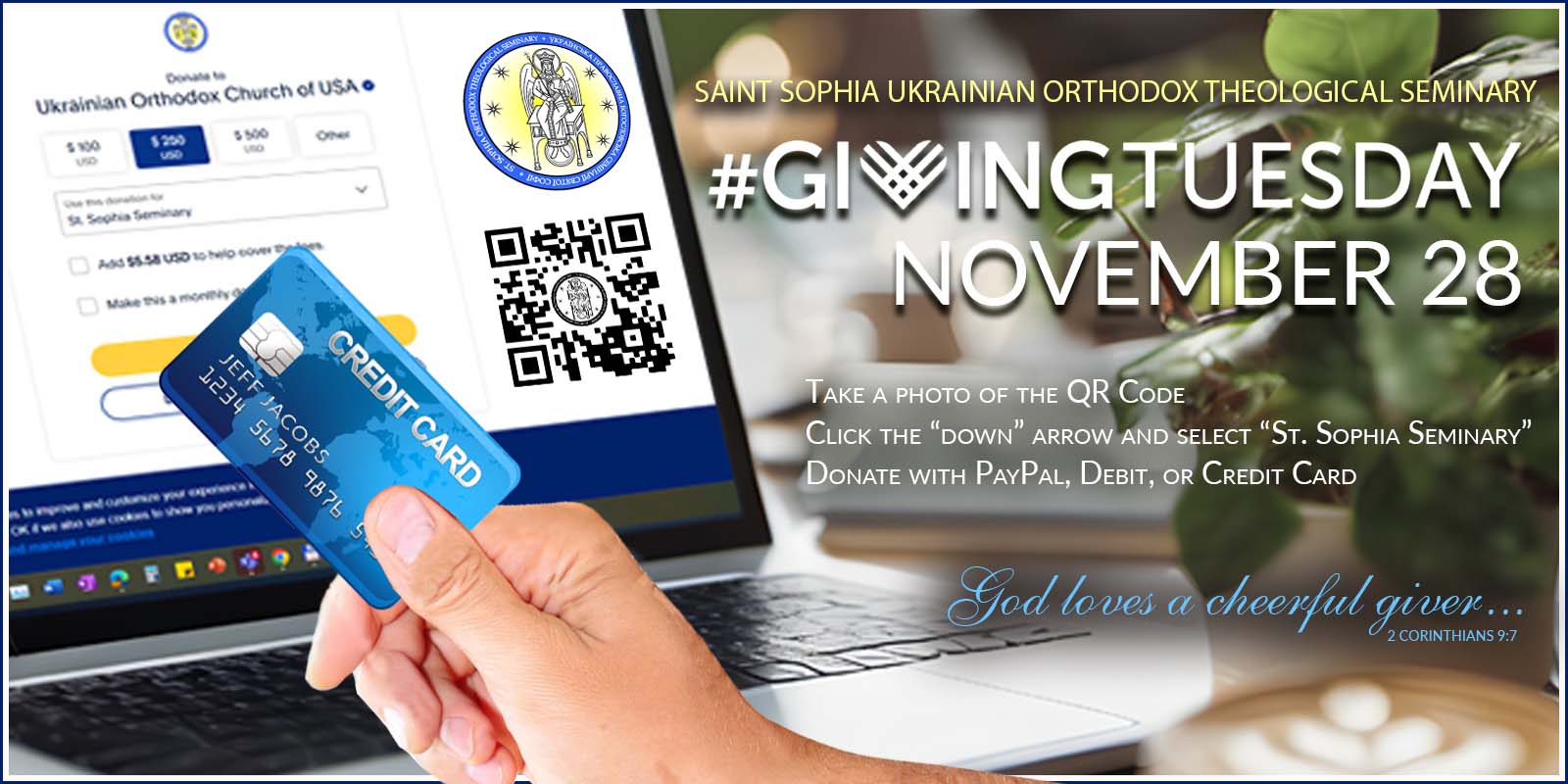 Giving Tuesday - Support St. Sophia Seminary