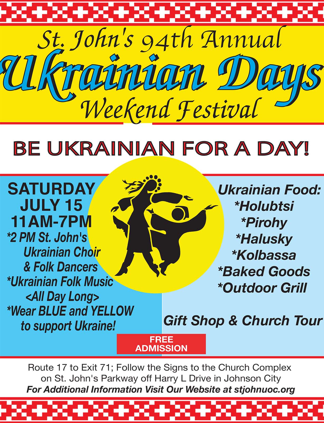 July 15, 2023 - Ukrainian Day Festival