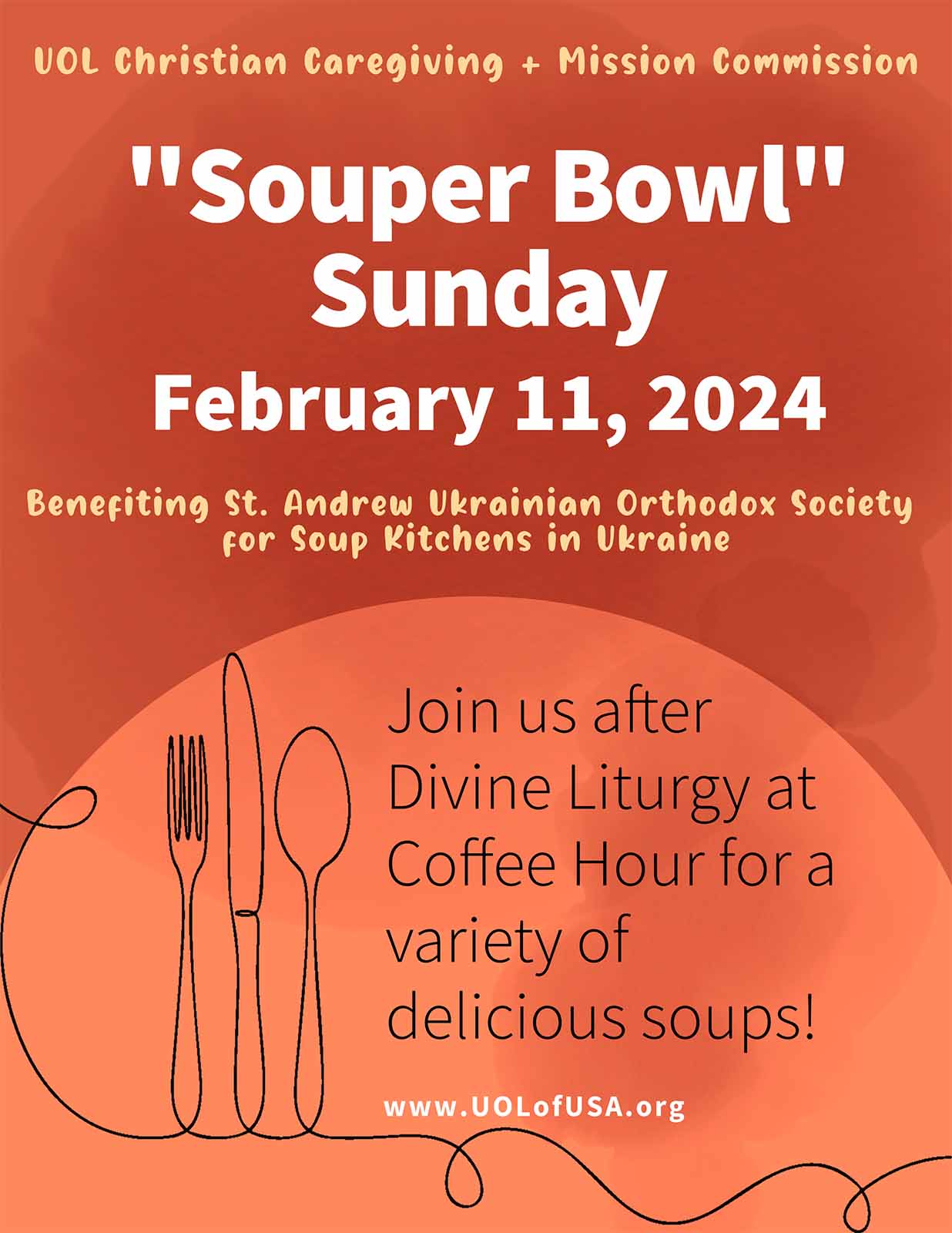UOL Christian Caregiving - "Souper Bowl" Sunday - February 11, 2024
