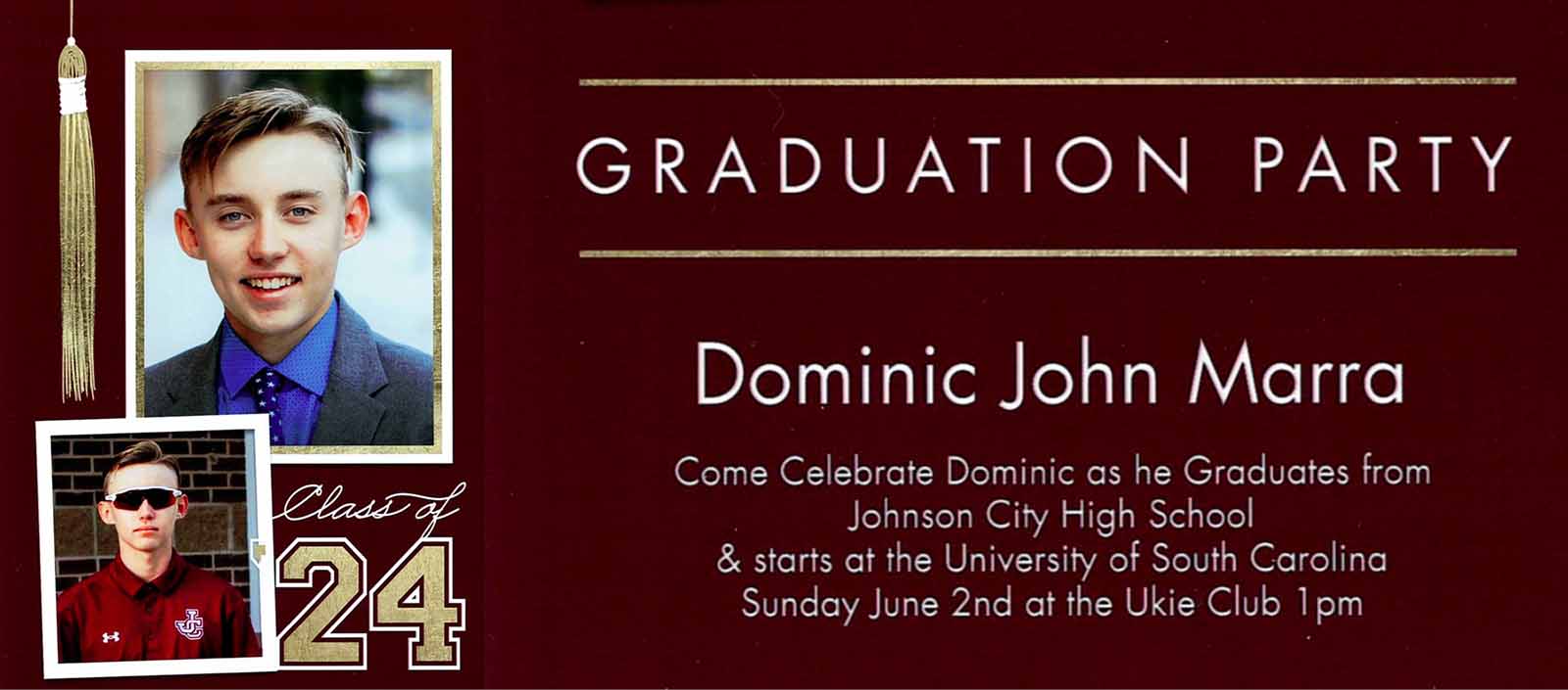 Graduation Party for Dominic John Marra