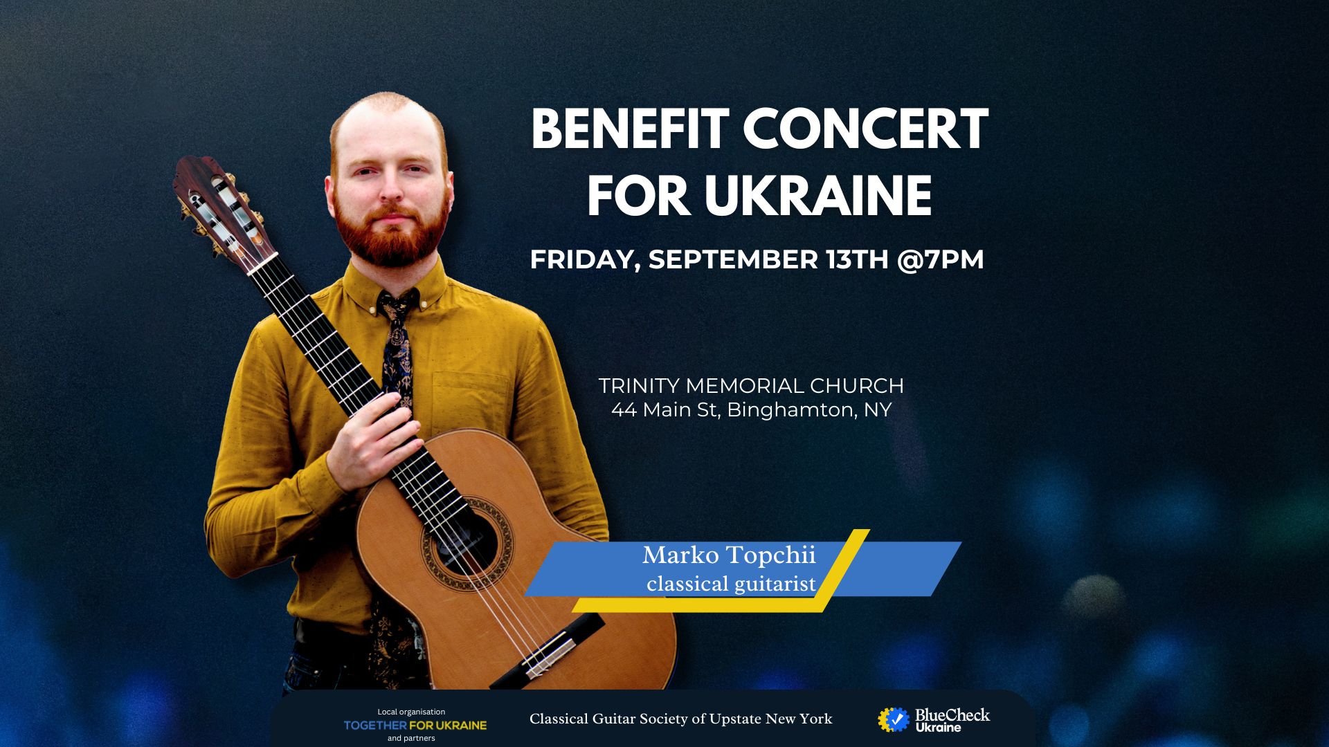 BENEFIT CONCERT FOR UKRAINE