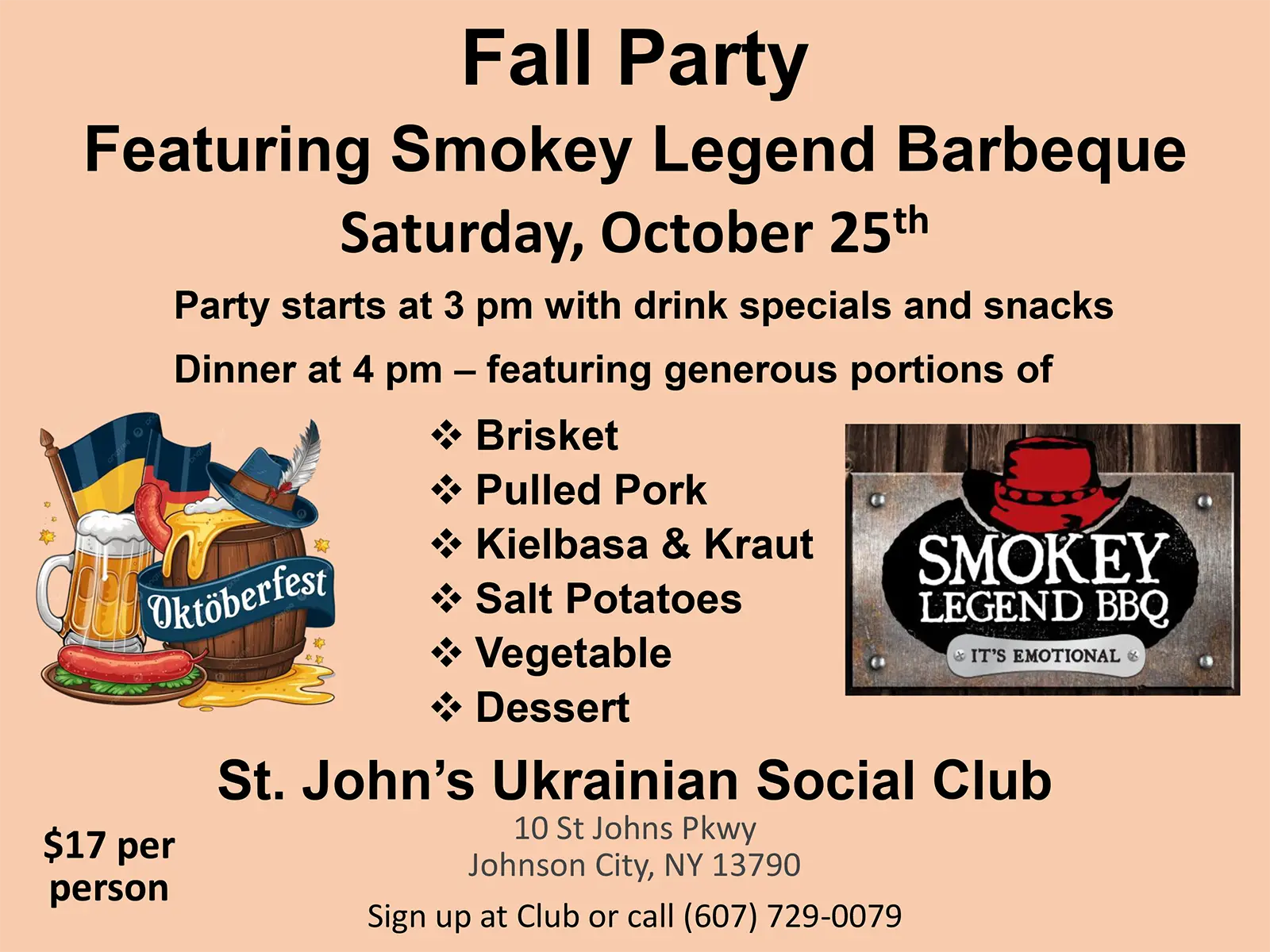 Fall Party flyer