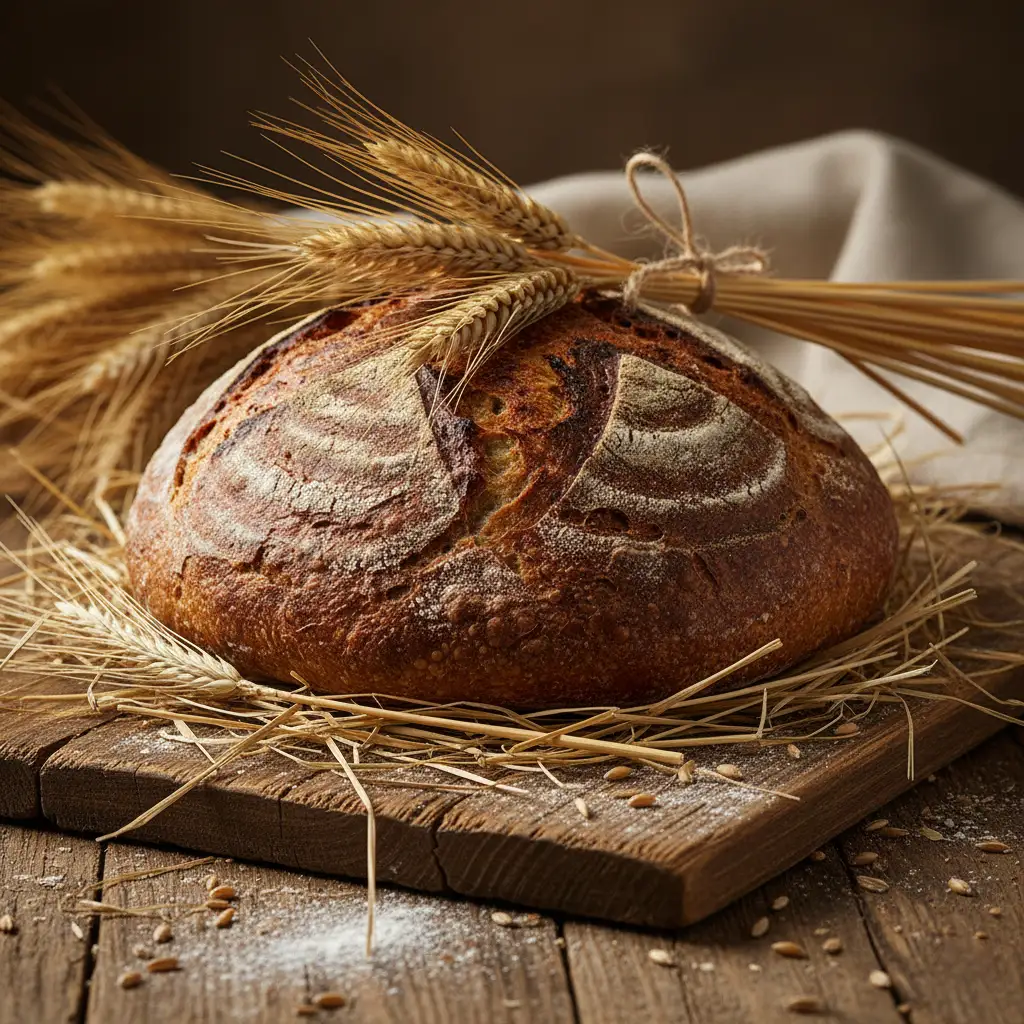 Bread with wheat
