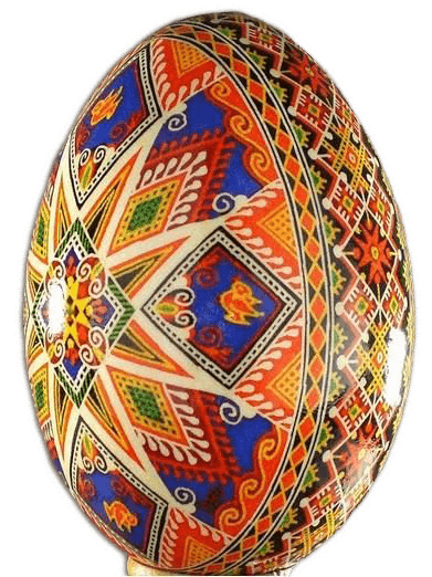 Pysanky class - written egg