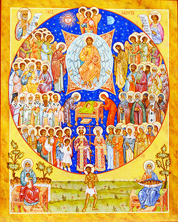 All Saints Icon by Michael Kapeluch