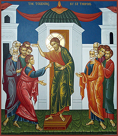 St. Thomas Touching Jesus Christ after Resurrection