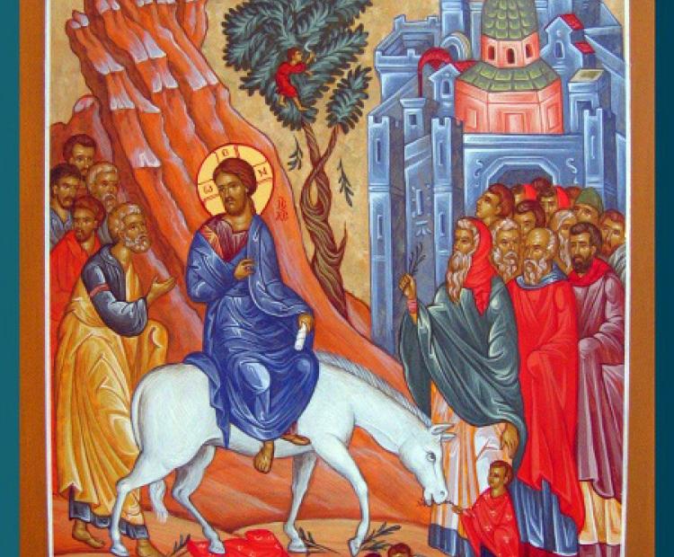 Palm Sunday. The Entry Of The Lord Into Jerusalem