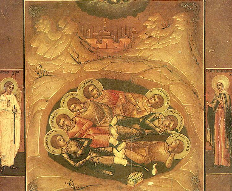 Holy Seven Youths of Ephesus: Maximilian, Jamblicus, Martinian, John, Dionysius, Exacustodian (Constantine) and Antoninus (250)