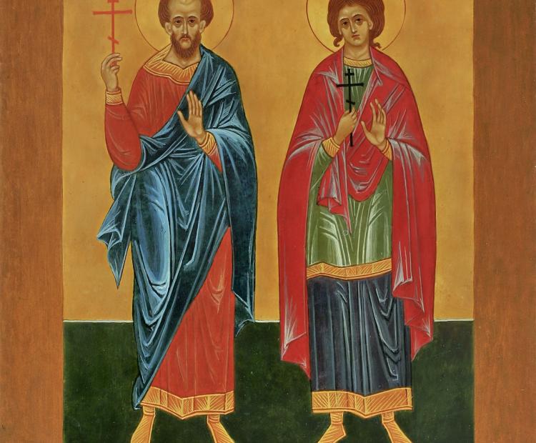 Martyrs Sergius and Bacchus in Syria (290-303)