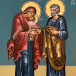 Joseph the Betrothed with Jesus Christ and Virgin Mary